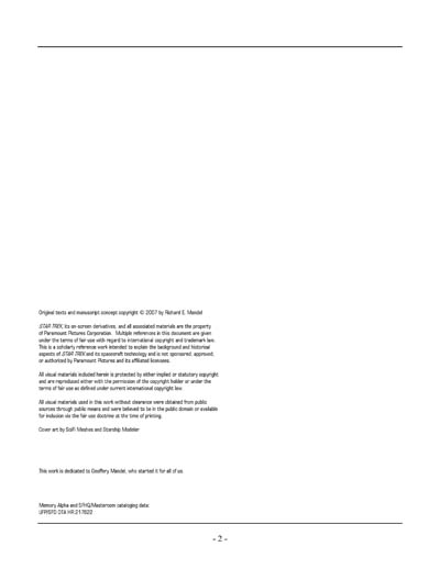 Federation Spaceflight Chronology - Terran Orientation - Volume 9