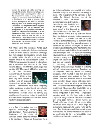 Federation Spaceflight Chronology - Terran Orientation - Volume 9