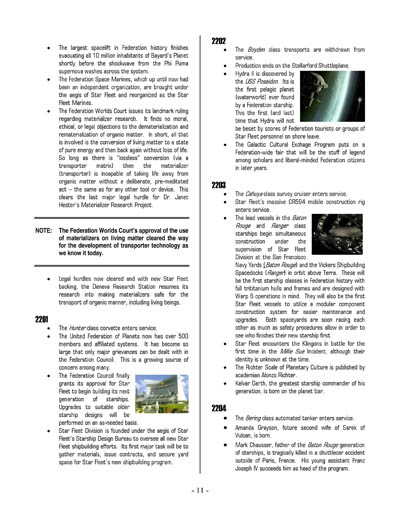Federation Spaceflight Chronology - Terran Orientation - Volume 9