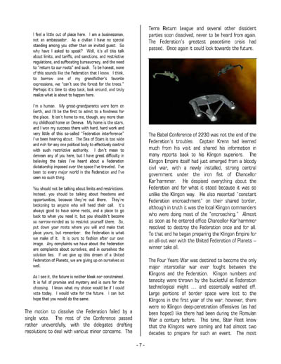 Federation Spaceflight Chronology - Terran Orientation - Volume 10
