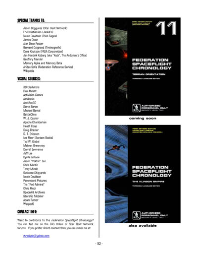 Federation Spaceflight Chronology - Terran Orientation - Volume 10