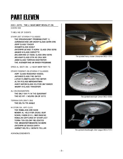 Federation Spaceflight Chronology - Terran Orientation - Volume 11