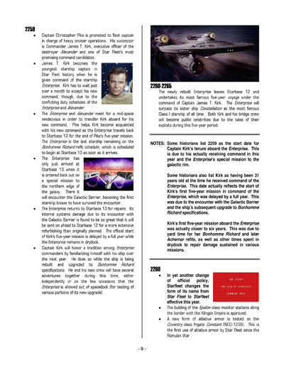 Federation Spaceflight Chronology - Terran Orientation - Volume 11