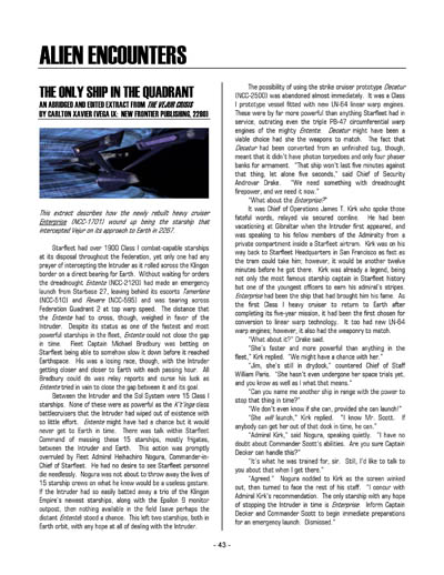 Federation Spaceflight Chronology - Terran Orientation - Volume 11