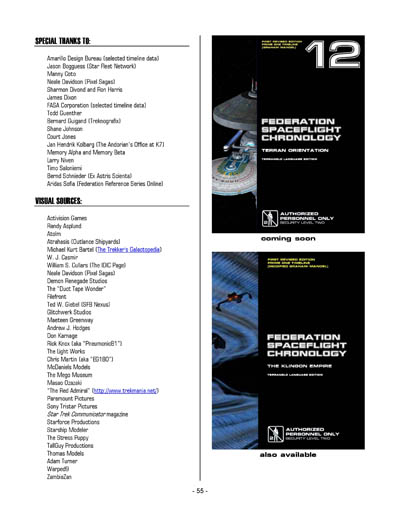 Federation Spaceflight Chronology - Terran Orientation - Volume 11