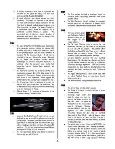 Federation Spaceflight Chronology - Terran Orientation - Volume 11
