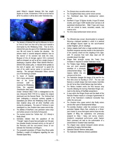 Federation Spaceflight Chronology - Terran Orientation - Volume 11
