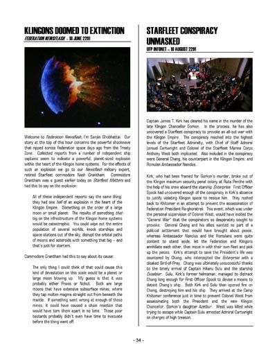 Federation Spaceflight Chronology - Terran Orientation - Volume 11