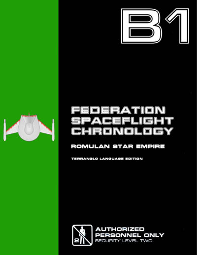Federation Spaceflight Chronology - Romulan Star Empire Volume 1