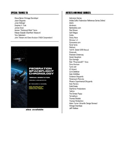 Federation Spaceflight Chronology - Romulan Star Empire Volume 1