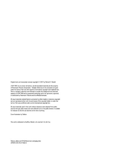 Federation Spaceflight Chronology - Romulan Star Empire Volume 2