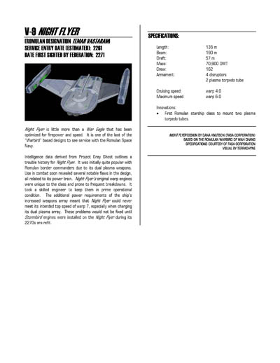 Federation Spaceflight Chronology - Romulan Star Empire Volume 2