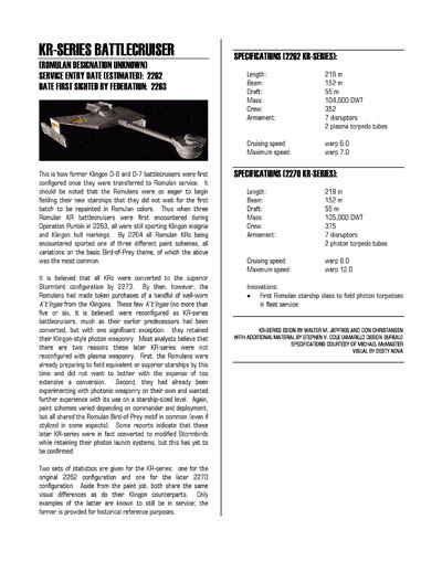 Federation Spaceflight Chronology - Romulan Star Empire Volume 2