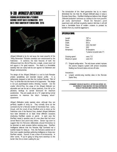 Federation Spaceflight Chronology - Romulan Star Empire Volume 2