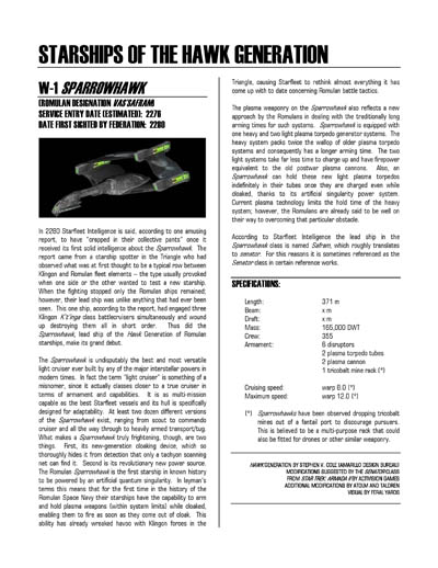 Federation Spaceflight Chronology - Romulan Star Empire Volume 2