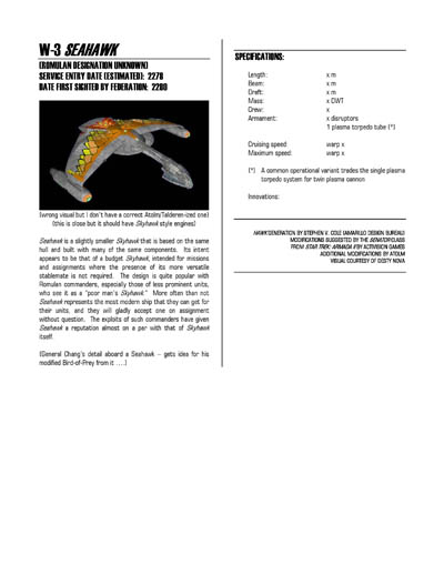 Federation Spaceflight Chronology - Romulan Star Empire Volume 2