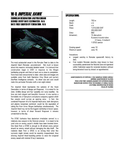 Federation Spaceflight Chronology - Romulan Star Empire Volume 2