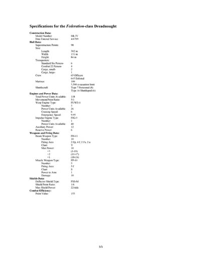 Federation Ship Recognition Manual - 2385 Edition