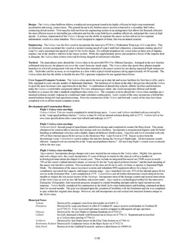 Federation Ship Recognition Manual - 2385 Edition