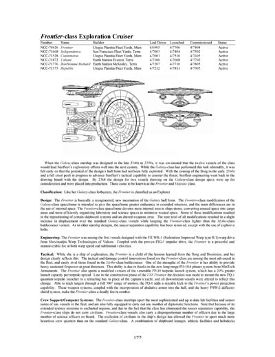 Federation Ship Recognition Manual - 2385 Edition