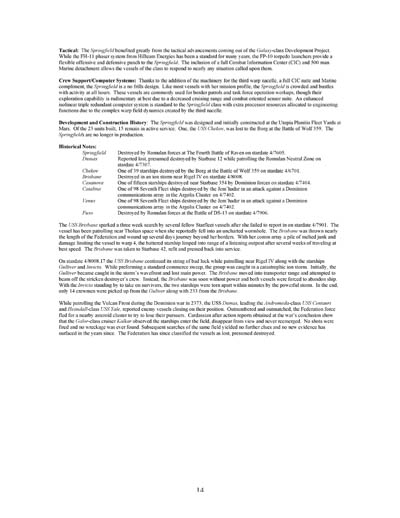 Federation Ship Recognition Manual - 2385 Edition