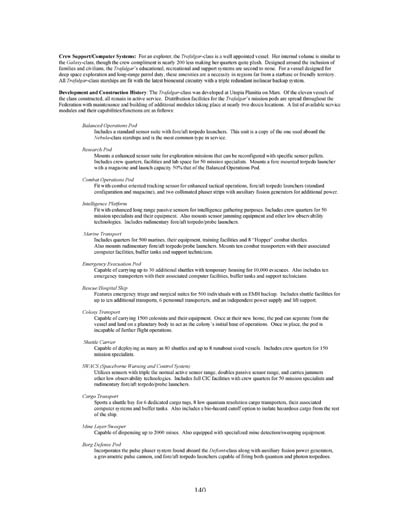 Federation Ship Recognition Manual - 2385 Edition
