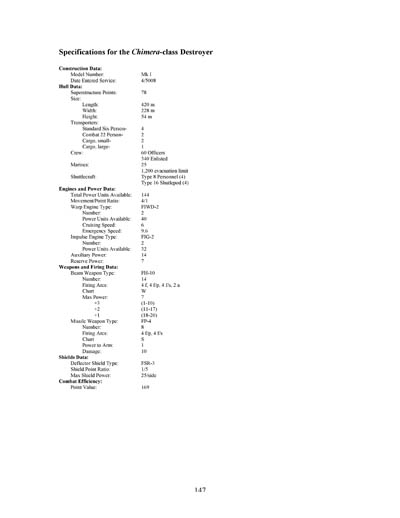Federation Ship Recognition Manual - 2385 Edition