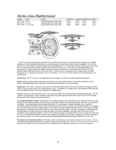 Federation Ship Recognition Manual - 2385 Edition