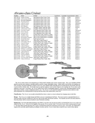 Federation Ship Recognition Manual - 2385 Edition