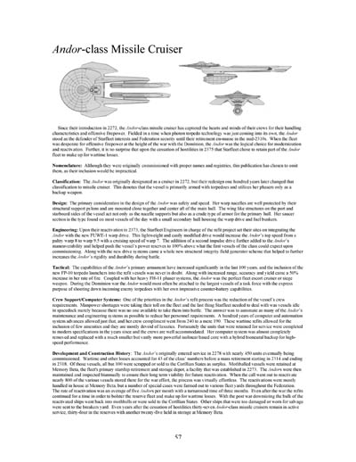 Federation Ship Recognition Manual - 2385 Edition