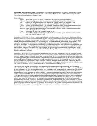 Federation Ship Recognition Manual - 2385 Edition