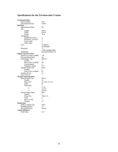 Federation Ship Recognition Manual - 2385 Edition