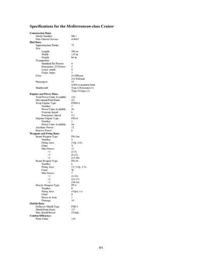 Federation Ship Recognition Manual - 2385 Edition