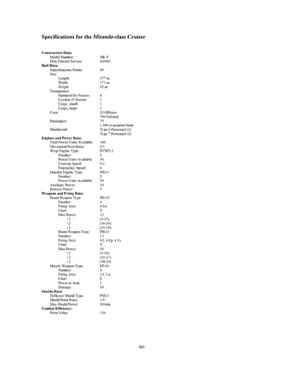 Federation Ship Recognition Manual - 2385 Edition