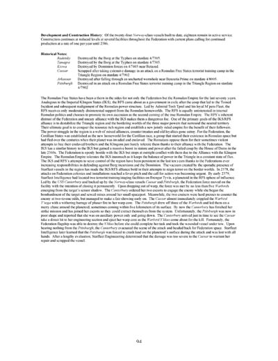 Federation Ship Recognition Manual - 2385 Edition