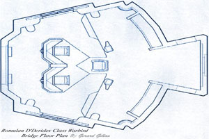 Romulan D'Deridex Class Warbird Bridge