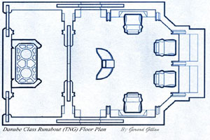 Danube Class Runabout (TNG) Floor Plan