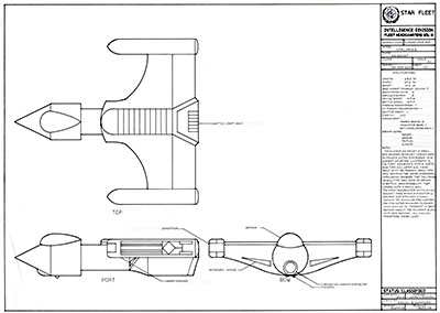 Hand Drafted Starship Blueprints by Bernard Guignard