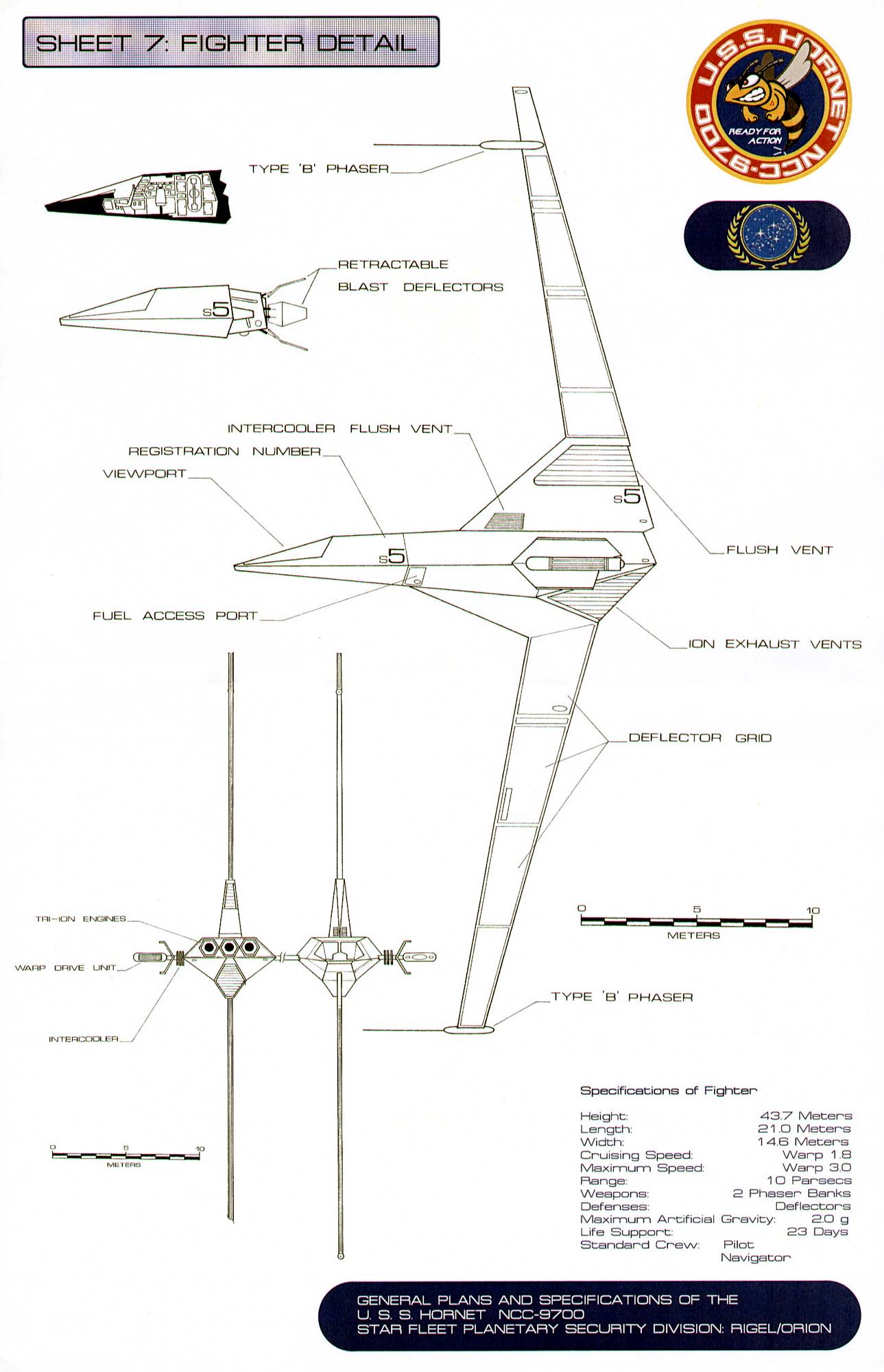 Star Trek Blueprints: General Plans and Specifications of