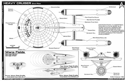 Star Fleet Heavy Cruiser - Constitution Class (2nd Pilot)