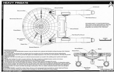 Starfleet Heavy Frigate - Vindicator Class NCC-1859