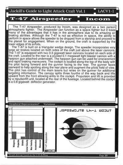 Jackill's Guide to Light Attack Craft, Volume 1 - Page 20