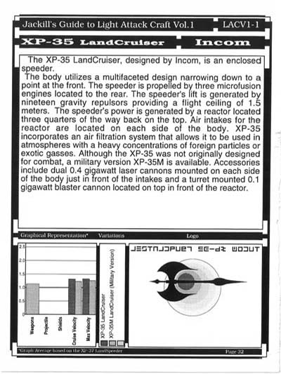 Jackill's Guide to Light Attack Craft, Volume 1 - Page 32