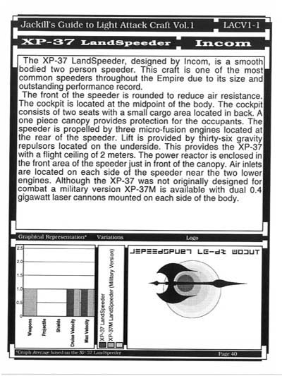 Jackill's Guide to Light Attack Craft, Volume 1 - Page 40