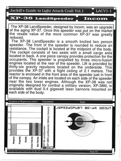 Jackill's Guide to Light Attack Craft, Volume 1 - Page 44