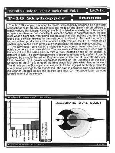 Jackill's Guide to Light Attack Craft, Volume 1 - Page 8