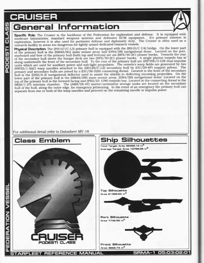 Jackill's Starfleet Reference Manual - Ships of the Fleet, Volume 1 - Page 82
