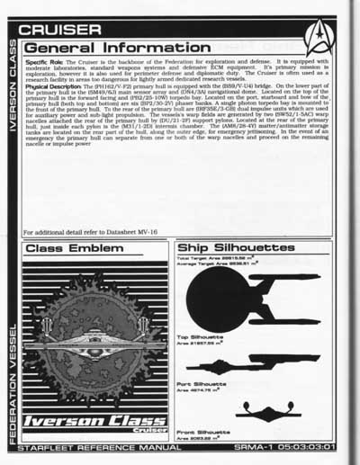Jackill's Starfleet Reference Manual - Ships of the Fleet, Volume 1 - Page 86