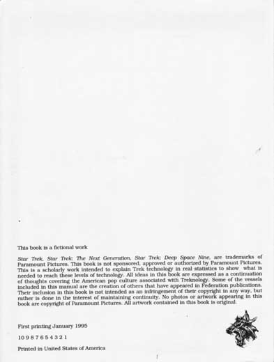 Jackill's Starfleet Reference Manual - Ships of the Fleet, Volume 3 - Page 3