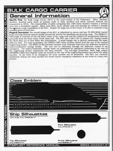 Jackill's Starfleet Reference Manual - Ships of the Fleet, Volume 3 - Page 83
